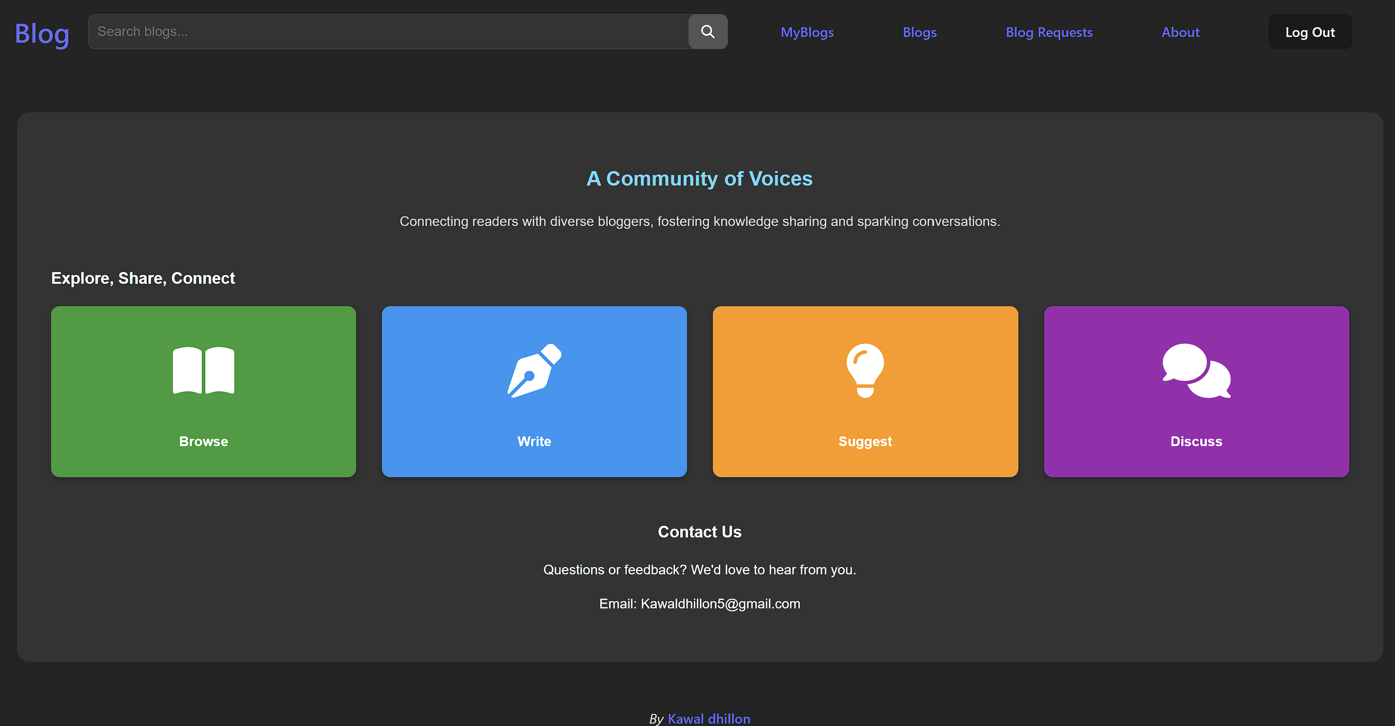 Image showing a blog 